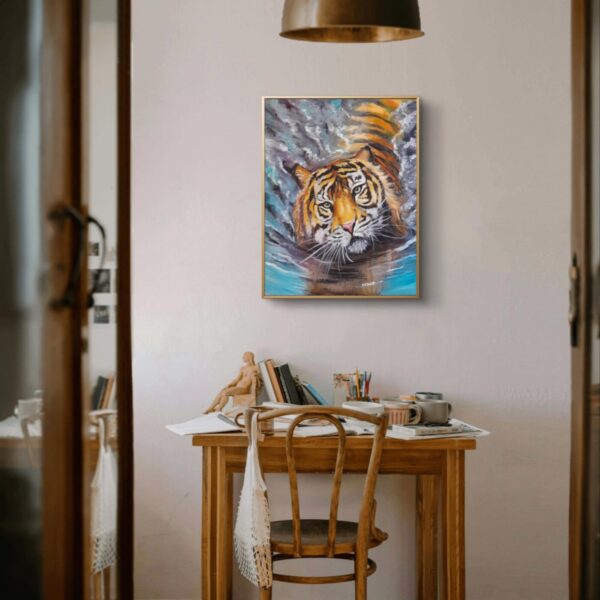 Swimming Tiger In Situ 2