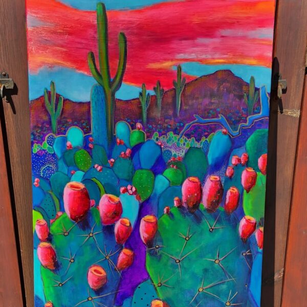 Prickly In Pink In The Sun